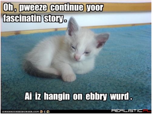 She Said Just Before She Began to Snore