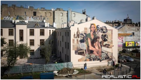 Street art. Lodz, Poland