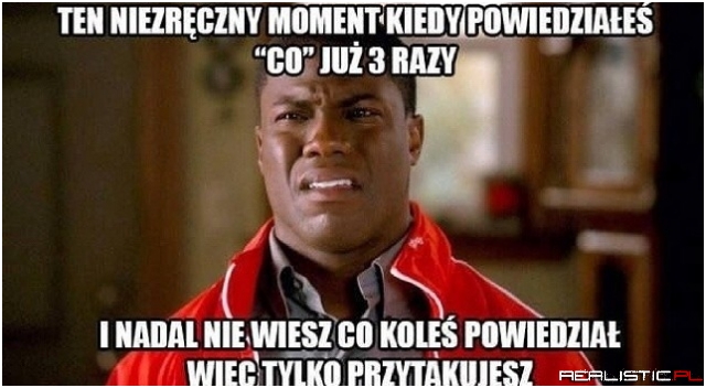 Ten niezręczny moment