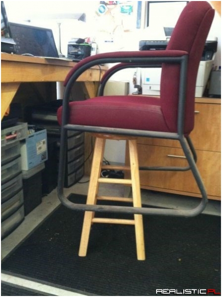 When You Can't Get Permission to Order a Taller Chair