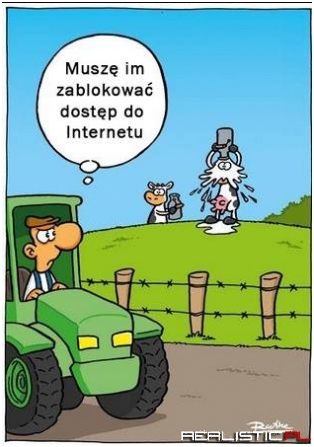 Za dużo Internetu
