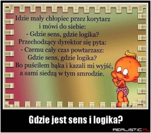 Gdzie sens...