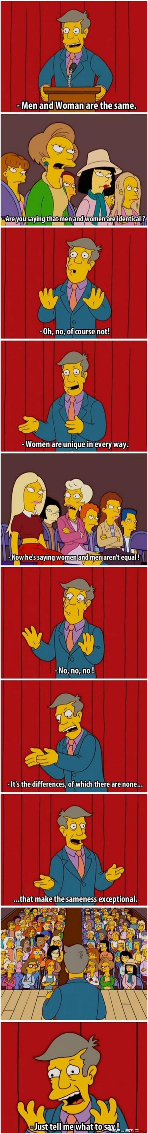 Gender Equality Arguments on the Internet Tend to Go a Lot Like This
