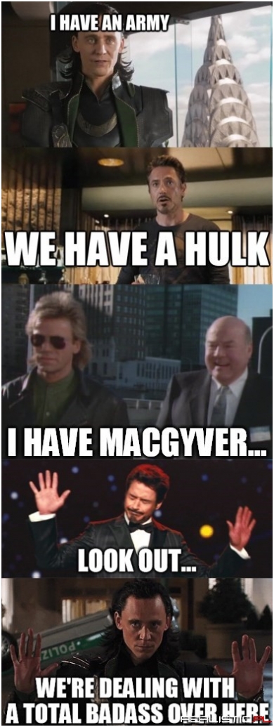 Loki Vs. Avengers Vs. MacGyvern