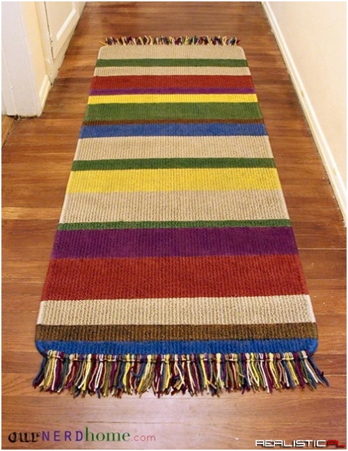 Make Your Own Tom Baker Scarf Rug