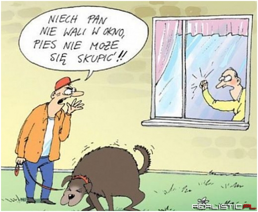 Niech pan nie wali w okno
