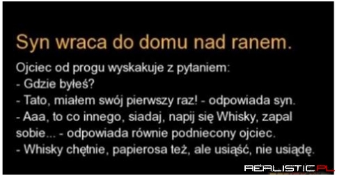 Pierwszy raz...