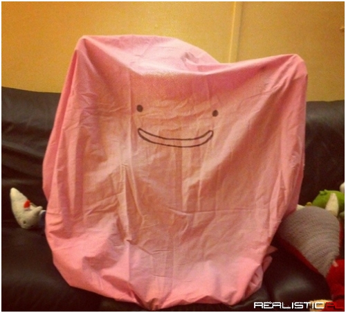 Simple Ditto Costume for Halloween