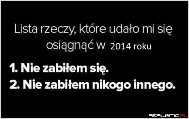 Rzeczy które udały mi się w 2014 roku