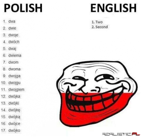 Polski vs Angielski