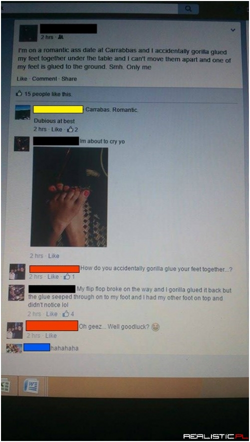 A Sticky Romantic Situation