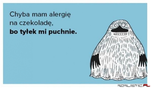 Alergia na czekoladę