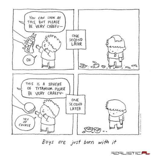 Boys Are Born With It