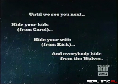 Come Back to Me Walking Dead!