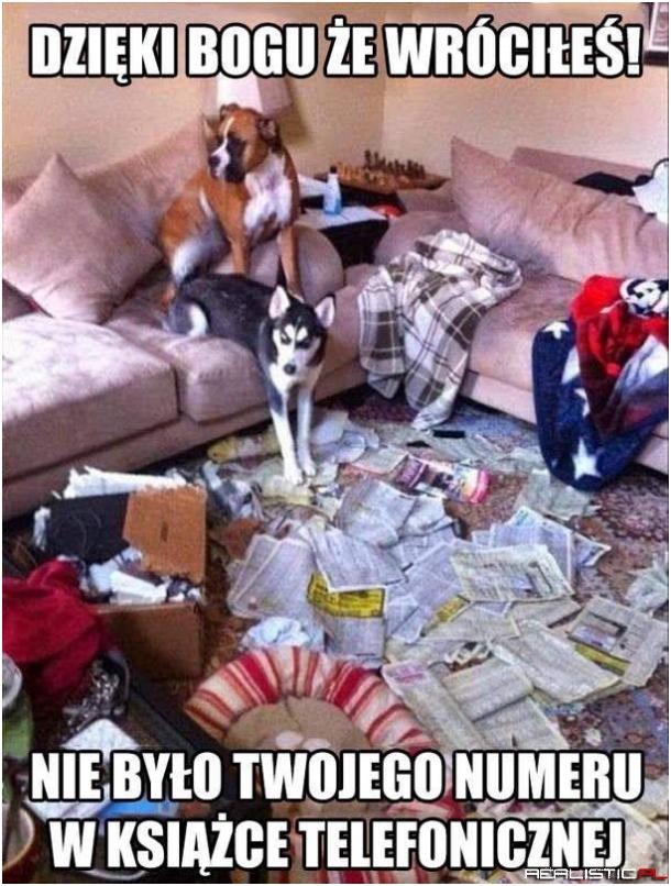 Dzięki Bogu już wróciłeś ;)