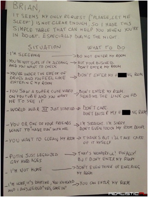 Ever Have One of Those Roommates That Just Doesn't Know When to Stop