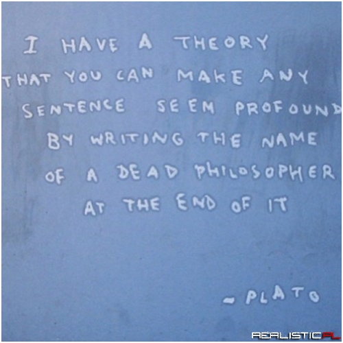 Everyone Knows That Was Aristotle...