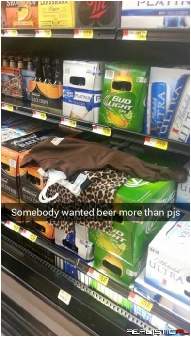Everyone Wants Beer More Than PJs