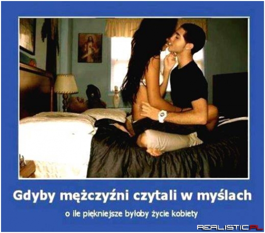 Gdyby mężczyźni czytali w myślach ;)