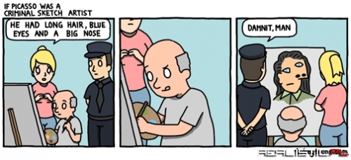 If Picasso Was a Criminal Sketch Artist