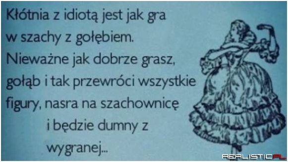 Kłótnia z idiotą