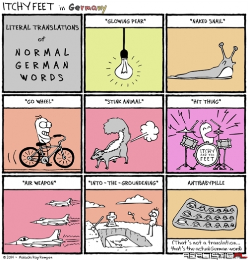 Literal Translations of Normal German Words