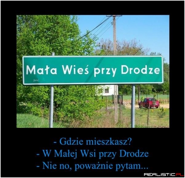 Mała Wieś Przy Drodze