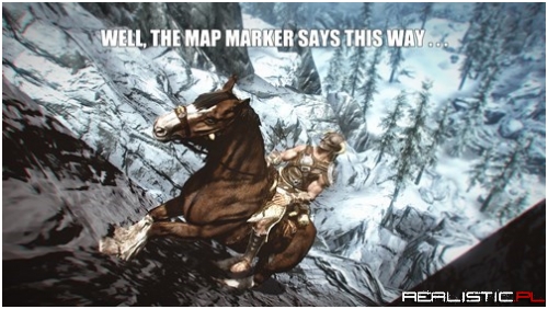 Map Markers in Skyrim...