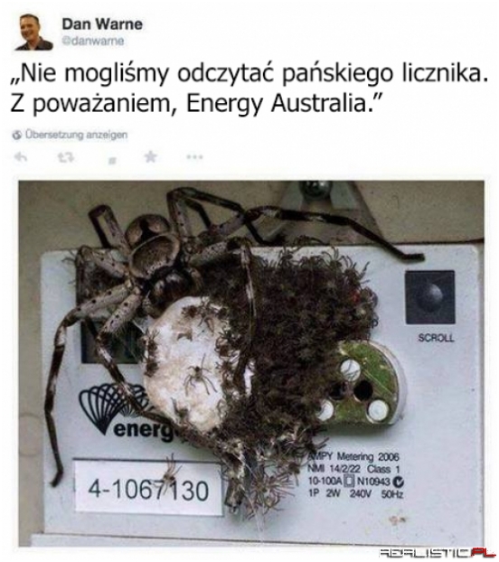 Odczytywanie licznika w Australii