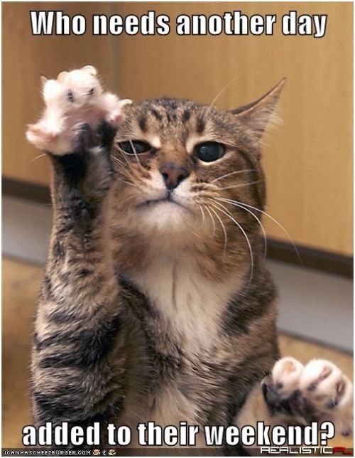 Sorry Monday, You Can Go Away Now