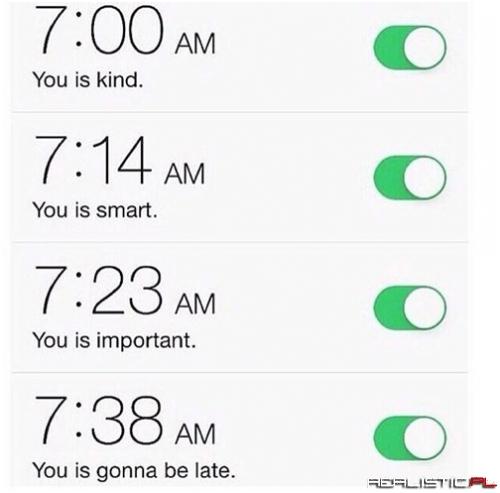 The Many Stages of Alarm