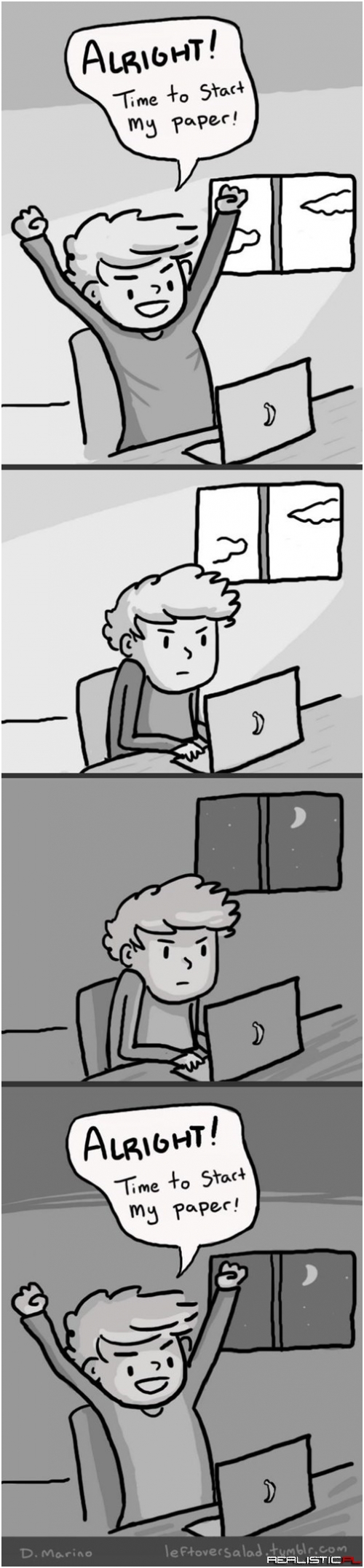 This Happens Every Time You Start Working on a Paper