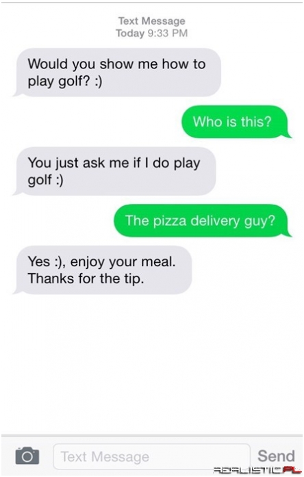 When the Delivery Guy Starts Asking You Stuff