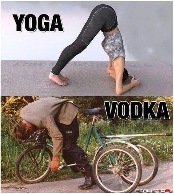 Yoga vs Wódka