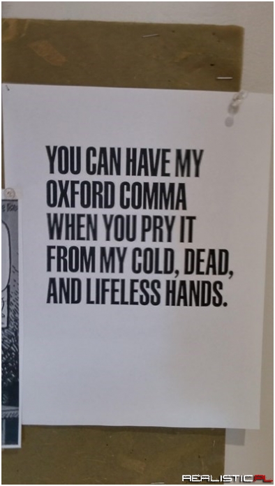 You Can't Take Our Oxford Commas!