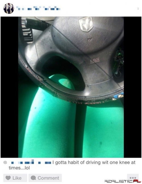 As if Driving With Your Legs Wasn't Bad Enough...