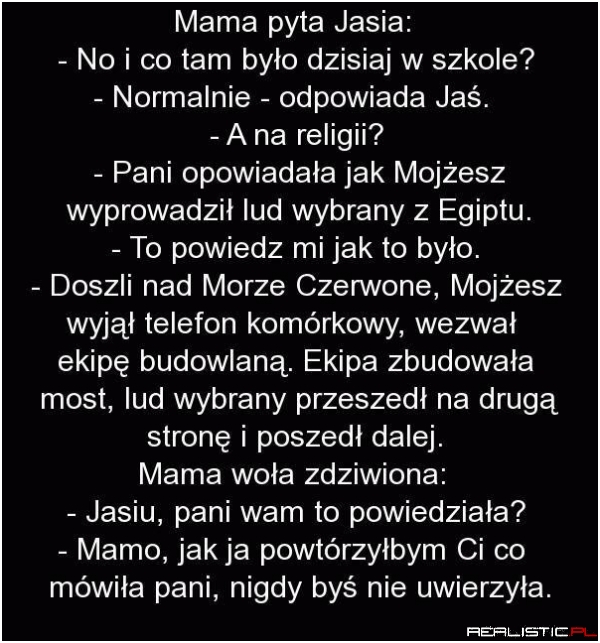 Mama pyta Jasia