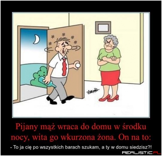 Pijany mąż