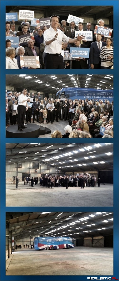 What Every Political Rally Photo Op ACTUALLY Looks Like