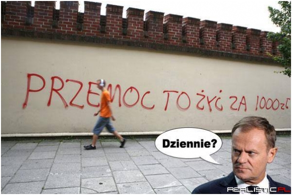 Donald Tusk gdzie masz mózg? ;)
