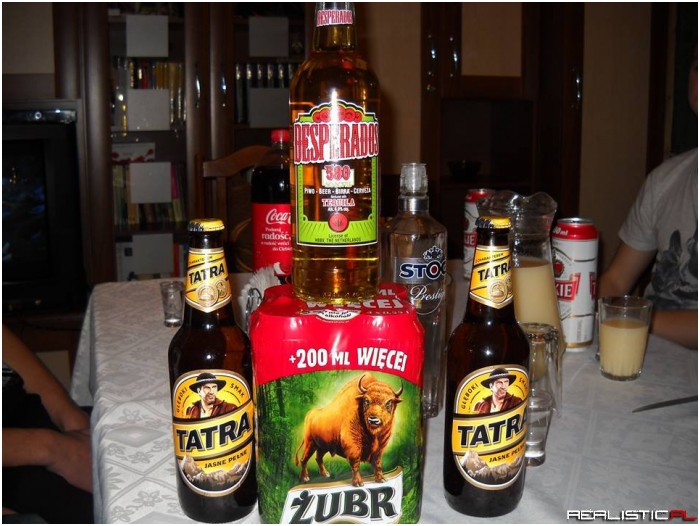 Zdesperowany żubr w tatrach :D