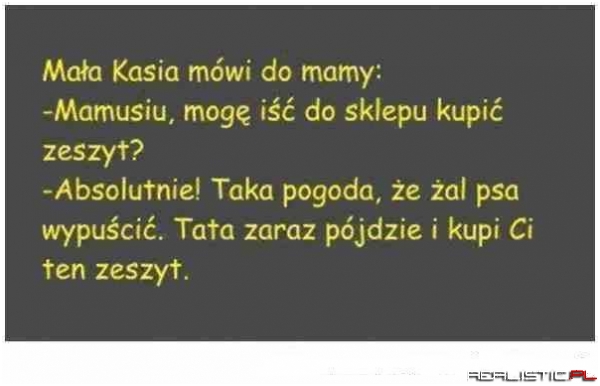 Mała Kasia mówi do mamy!