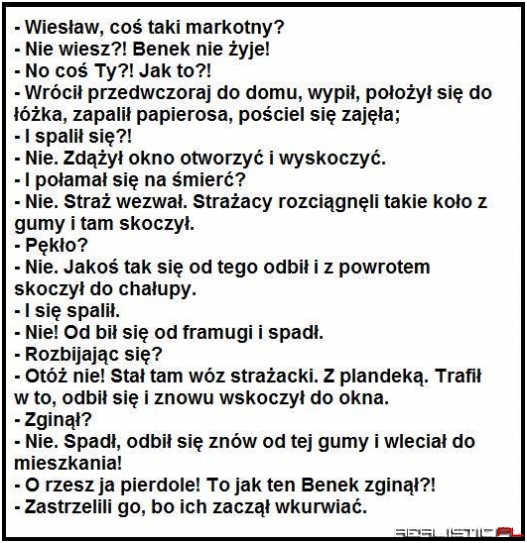 Umarłem ;)