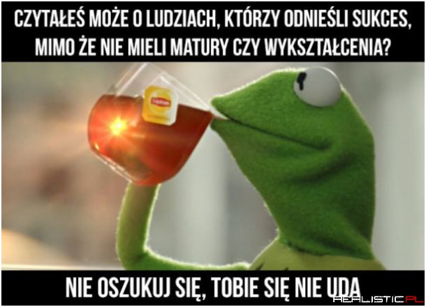 Nie oszukuj się ;)