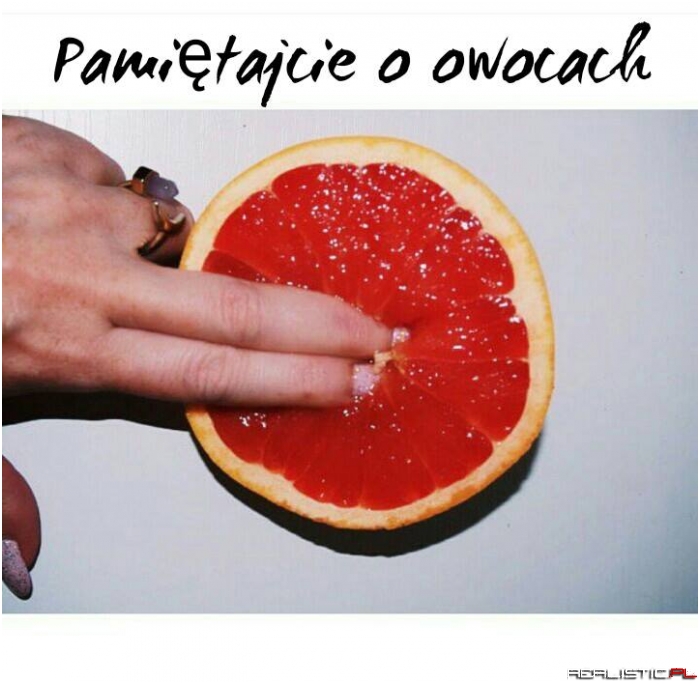 Pamiętajcie o owocach