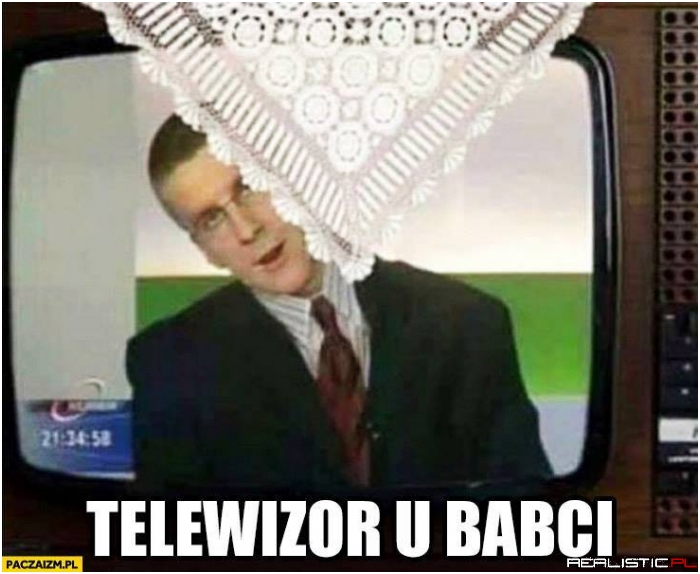 Telewizor u babci...