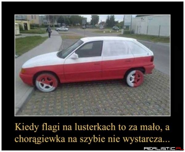 Bo same flagi są dla słabych ;)