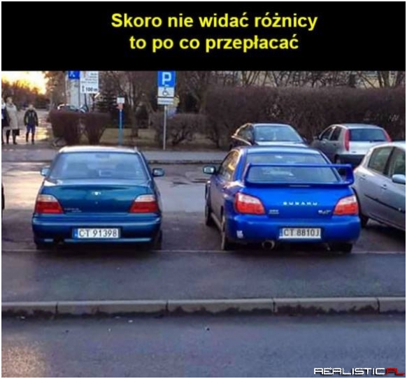 Skoro nie widać różnicy...