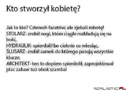 Kto stworzył kobietę