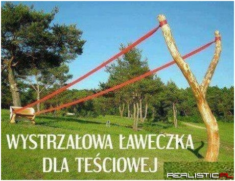 Ławeczka dla teściowej